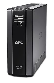 ИБП APC Back-UPS Pro, 1200ВА, линейно-интерактивный, напольный, 112х382х301 (ШхГхВ), 230V,  однофазный, (BR1200G-RS)
