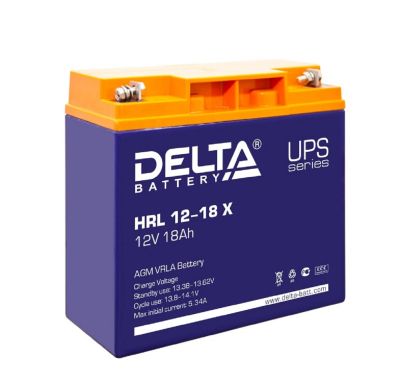 Аккумулятор для ИБП Delta Battery HRL 12-18 X