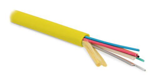 Кабель волоконно-оптический Hyperline FO-MB-IN-9S-16-LSZH-YL