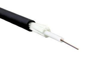 Кабель ВО Belden Central Tube,  24хОВ, OM1 62,5/125, PE, Ø 5,8мм, снаружи зданий, небронированный, цвет: чёрный