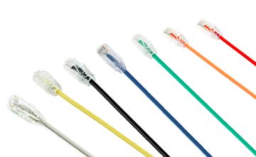 Шнур комм. Panduit, кат. 6A, неэкр., U/UTP, RJ45/RJ45, LSZH, AWG26, 1м, синий