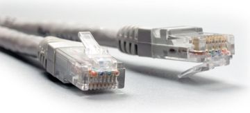 Шнур комм. Cabeus, кат. 6, неэкр., U/UTP, RJ45/RJ45, PVC, AWG24, 1м, серый