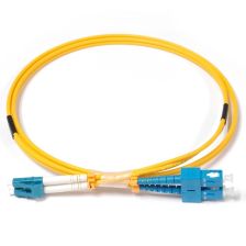 (Архив)Комм. шнур оптический RiT, Duplex SC/LC, G.657A, LSZH, 2м, цвет: жёлтый
