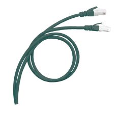 Шнур комм. Legrand LCS3, кат. 6A, неэкр., U/UTP, RJ45/RJ45, LSZH, AWG26, 2м, зелёный