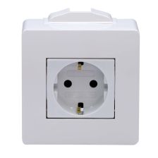 Монтажная коробка DKC Viva, 2 модуля, 86х86х55 мм (ВхШхГ), цвет: белый