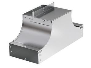 Ответвитель DKC S5 Combitech, плоский, вертикальный, для металлических лотков, 80х300 мм (ВхШ), длина: 560 мм, толщина: 1 мм, м. Сендзимира, с комплек