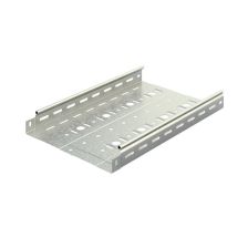 Металлический лоток Ostec ЛПМЗТ, усиленный, перфорированный, 300х80х2500 (ШхВхД), толщина: 0,7 мм, сталь, покрытие: м. Сендзимира
