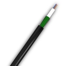 Кабель ВО BNH FO-CM Central Tube, 32хОВ, OS2 9/125, PE, Ø 8,9мм, внешний, гофрированная стальная лента, 2,7 кН, чёрный, периферийные стал. проволоки