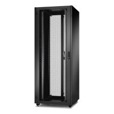 Шкаф серверный напольный Eurolan N2000, IP20, 24U, 1211х800х1000 мм (ВхШхГ), дверь: перфорация, боковая панель: сплошная съемная, разборный, чёрный