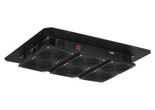 Вентиляторный модуль TLK, с фильтром, 220V, вентиляторов: 6, 53 дБ, поток: 990 м3/ч, для напольного шкафа, цвет: чёрный