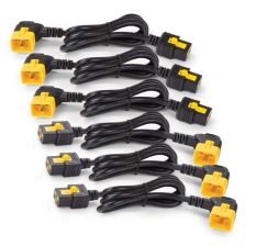 Силовой шнур APC, IEC 60320 C20, вилка IEC 320 C19, 1.8 м, 16А, 6 шт. (90 градусов наклон)