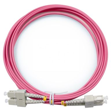 Коммутационный шнур оптический Cabeus FOP-50-OM4-SC-SC-3m