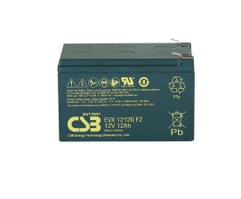 Аккумулятор для ИБП CSB Battery EVX, 94,1х98х151 мм (ВхШхГ),  необслуживаемый свинцово-кислотный,  12V/12 Ач, (EVX 12120)