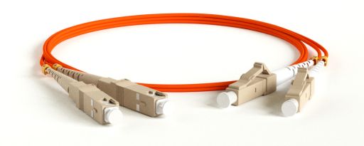 Коммутационный шнур оптический Hyperline FC-D2-62-LC/PR-SC/PR-H-15M-LSZH-OR