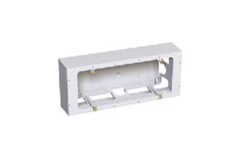 Коробка открытого монтажа Schneider Electric, 80х195х40 мм (ВхШхГ), цвет: белый