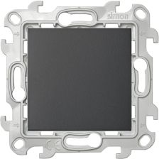 Заглушка Simon Simon 24 Harmonie, без подсветки, 1 модуль, цвет: графит (2400800-038)
