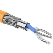 (Архив)Кабель интерфейсный промышленный Rexant, четырехслойный экран Duobond IV, 1 пар., кат. 5е, нг(А)-HF, Ø 6,5мм, 305м, бухта, для групп. прокладки