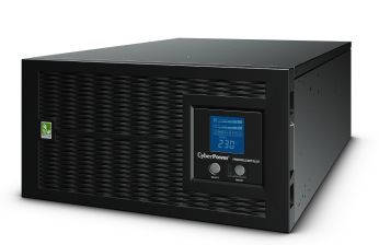 ИБП CyberPower Professional Rackmount, 6000ВА, онлайн, в стойку, 433х645х220 (ШхГхВ), 230V, 5U,  однофазный, (PR6000ELCDRTXL5U)
