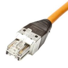 (Архив)Шнур комм. Nexans LANmark-6A, кат. 6A, экр., RJ45/RJ45, LSZH, 20м, оранжевый