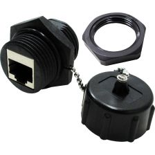Модуль  Lanmaster, industrial, 1хRJ45, кат. 6, экр., 1 шт, цвет: сталь
