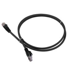 Шнур комм. Lanmaster, кат. 6, неэкр., UTP, RJ45/RJ45, LSZH, AWG24 10м, чёрный