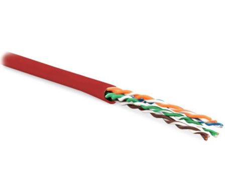 Кабель витая пара Hyperline UUTP4-C5E-P24-IN-LSZH-RD-305