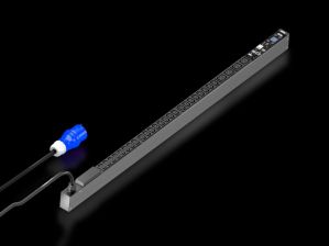 Блок силовых розеток Rittal Metered, IEC 60320 С13 х 24, IEC 60320 С19 х 4, вход CEE, шнур 3 м, 1292х44х70 мм (ВхШхГ), 16А, для шкафов 1800 мм, защита