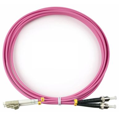 Коммутационный шнур оптический Cabeus FOP-50-OM4-LC-ST-3m