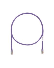 Шнур комм. Panduit, кат. 5е, неэкр., U/UTP, RJ45/RJ45, 100 МГц, PVC, AWG24, 2м, фиолетовый