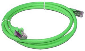 Шнур комм. Lanmaster, кат. 5е, экр., FTP, RJ45/RJ45, LSZH, 1.5м, зелёный