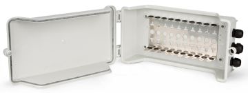 (Архив)Коробка распределительная Hyperline, плинтов 100, 8U, настенный, 350х190х95 мм (ВхШхГ)