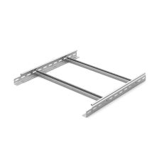 Лестничный лоток Ostec НЛО, трубчатый борт, стандартный, перфорированный, 600х50х3000 (ШхВхД), толщина: 1,2 мм, сталь, покрытие: м. Сендзимира