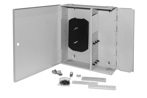Бокс оптический Hyperline FO-WBX-6xSLT-W140H42-48UN-GY