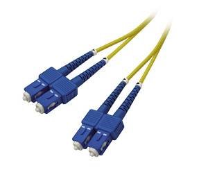 Коммутационный шнур оптический Hyperline FC-D2-9-SC/UR-SC/UR-H-1M-LSZH-YL