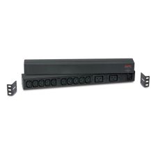 БРП (PDU) Basic APC, IEC 60320 С13 х 10, IEC 60320 С19 х 2, вход IEC 320 C20, шнур 2,5 м, 447мм, 1ф 16А, чёрный