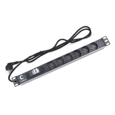 Блок розеток (PDU) Basic Cabeus PDU-6P-B-2EU