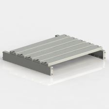 (Архив)Полка RiT, стационарная, 25х677х600 мм (ВхШхГ), для серии Floor Out, цвет: серый