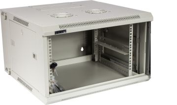 (Архив)Шкаф телекоммуникационный настенный TWT PRO, 19", 22U, 1079х600х600 мм (ВхШхГ), дверь: металл, откидной, цвет: серый