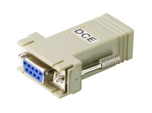 Проходной адаптер (coupler) Aten, RJ45/DB9, Female/Female, неэкр., 1 шт, цвет: серый