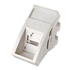 (Архив)Модуль розеточный Molex, 1хRJ45, кат. 6, неэкр., цвет: белый