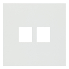 Лицевая панель розеточная Rikett Classic, цвет: белый сатин, (35442 MW)