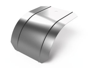 (Архив)Спуск для кабеля Basor, внутренний, для проволочных лотков, 143 мм, сталь, м. Сендзимира, (радиус изгиба - R100)