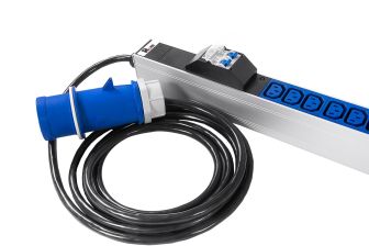 Блок распределения питания Rem Rem-32, 3м, IEC С13 х36, IEC С19 х6, 1863х45х60 мм(ВхШхГ), 32А, 1ф, подкл IEC 309, автомат + индикатор, алюминий