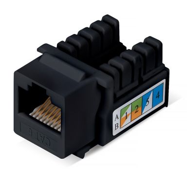 Модуль Cabeus KJ-RJ45-Cat.6-90-BK