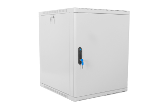 Шкаф телекоммуникационный настенный ЦМО ШРН, 19", 12U, 612х600х650 мм (ВхШхГ), дверь: металл, сварной, цвет: серый