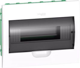 Щит электрический настенный Schneider Electric Easy9, IP40, 1ряд.  12мод., с клеммным блоком, дверь: прозрачная, цвет: белый, (полиэстер)