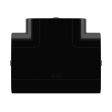 Т-образный отвод DKC In-Liner Front, для кабель-канала, 110х50 мм (ВхШ), цвет: чёрный