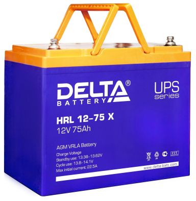 Аккумулятор для ИБП Delta Battery HRL 12-75 X