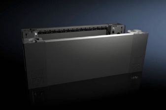 Цоколь (к шкафу) Rittal VX25, комплект 2 шт, угловой, 200х800 мм (ВхШ), для шкафов RITTAL, цвет: чёрный