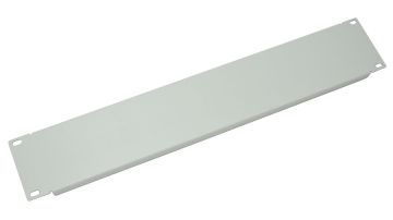 Фальш-панель Cabeus, неперфорированная, 19", 2U, 88х427х10 мм (ВхШхГ), цвет: серый